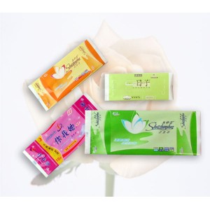 Flexible Plastic Food Packaging Bag, Middle Seal Plastic Food Pouch