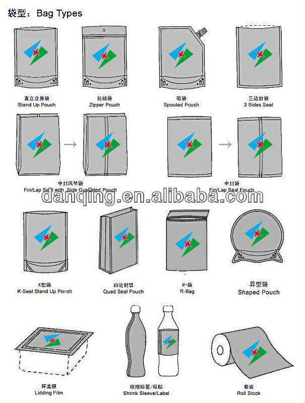 Special Shape Plastic Packaging Stand up Pouch with Spout (DQ0099)