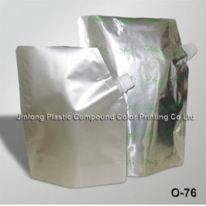 Aluminum Foil Liquid Stand up Pouch with Spout, Detergent Bag
