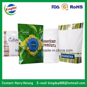 Plastic Bags / Polybag for Die-Cut Patched Bag, Soft Loop Carrier Bag