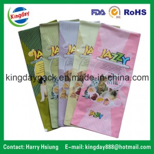 Pet Food Packaging Bag, with Ziplock/ Standup/4 Sides Sealing/8 Sides Sealing/ 15kgs Pet Food Bag