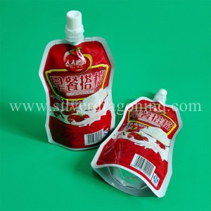 Printed Stand up Milk Spout Pouch