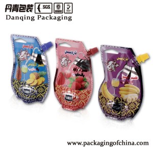 Special Shape Stand up Injection Pouch for Juice