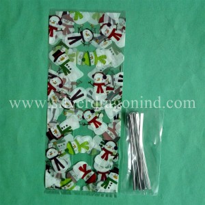 PP Treat Bag for Candy Packing Withtwist Ties