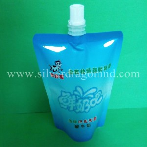 Packaging Doypack with Spout for Juice, Wine, Milk