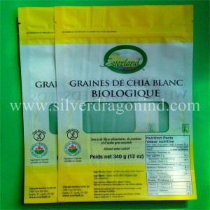 Resealable Zip Lock Composite Plastic Packaging Pouch