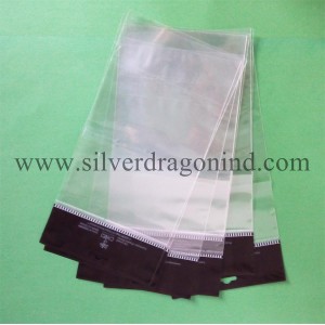 Transparent BOPP Header Bag for Garment Bag