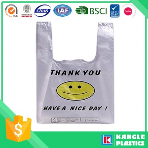 Happy Face Plastic Bag for Shopping