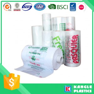 Printed Plastic Produce Shopping Bag for Supermarket