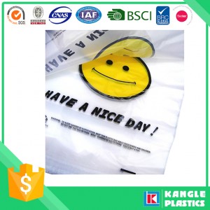 Factory Price Happy Face Plastic Bag for Supermarket