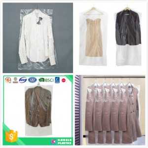 LDPE Disposable Laundry Clear Plastic Bags for Clothing