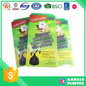 HDPE Biodegradable Pet Waste Bag with Handle Tie