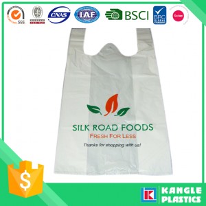 T-Shirt Shopping Plastic Bag with Printing