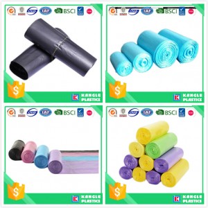 Carton Packed Plastic Garbage Bags with Logo