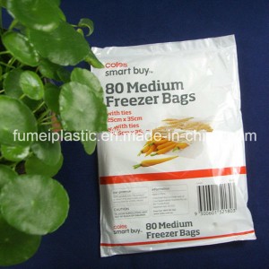 HDPE Food Grade Clear Flat Freezer Bag on Roll