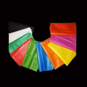 Color Plastic Woven Bag Packaging Wheat/Corn