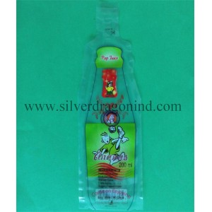 Bottle Shaped Juice Bags for 200ml