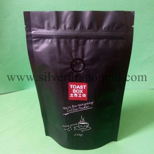 Stand up Coffee Bag with Zipper and Valve (250 gram)