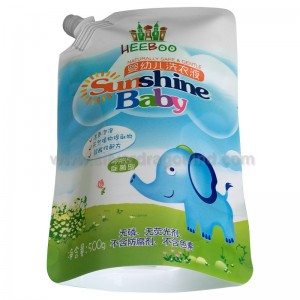 Stand-up Spout Pouch for 500g Washing Liquid Packing