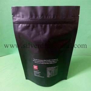 Stand up Ground Coffee Pouch with Zipper (250 gram)
