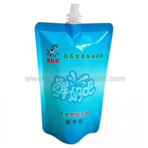Stand-up Spout Pouch for Milk Packing