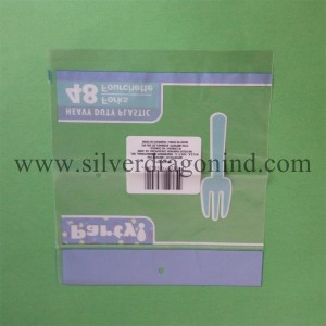 Plastic Header Bag for Garment Bag