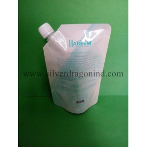 Stand up Spout Pouch for 500ml Mask Packaging