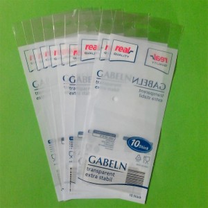 Crystal Clear Bags with Hanging Hole