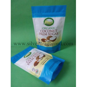 Plastic Stand up Snack Pouch with Logo Printing