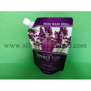 Stand up Hand Wash Refill Spout Pouch