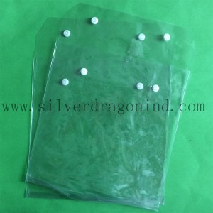 PVC Clear Bag with Button