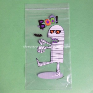 Holloween Printed Ziplock Sample Bag for Gift Packing