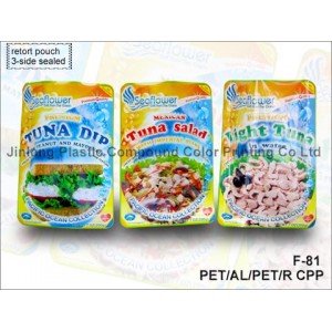 Three Side Sealed Food Bags Die Cut Bag