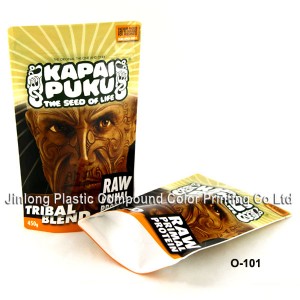 Zipper Chemical Packaging Bag with Bottom Gusset