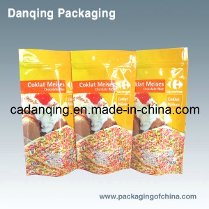 Stand up Pouch with Zipper for Chocolate Rice (DQ0022)