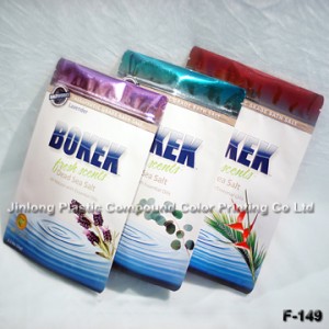 Zipper Plastic Salt Packaging Bag