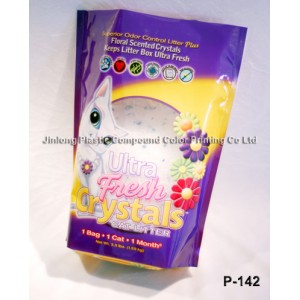 Cat Litter Bag with Clear Window Stand up Pouch