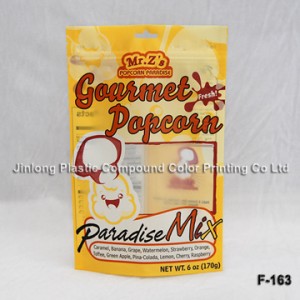 Stand up Snack Bag with Clear Window