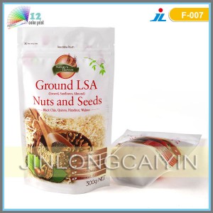 Stand up Nuts and Seeds Packaging Bag