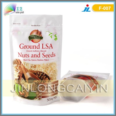 Stand up Nuts and Seeds Packaging Bag
