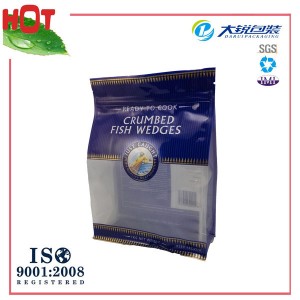 Zipper Plastic Packaging Box Pouch Clear
