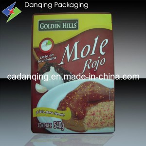 Three Side Seal Packaging Bag for Food, Snack, Sauce