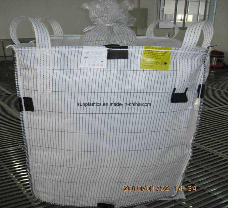 White/Yellow PP Woven Tubular Fabric for Bag