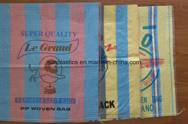 High Quality PP Woven Bag for 50kg Rice, Seed, Flour