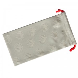 Microfiber Mobile Phone Pouch with Photo Heat-Transfer Printing, Embossed Logo (XY-00222)