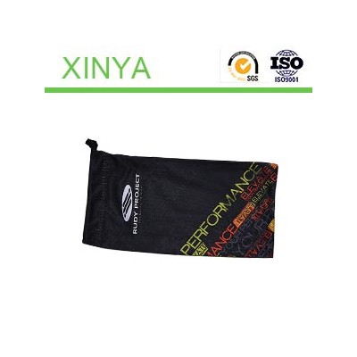 Text Pattrncreative Fashion Sunglasses Bag Single with Rope to Open Printing Double Pull Rope Letters Glasses Bag Pattern Eye Bag