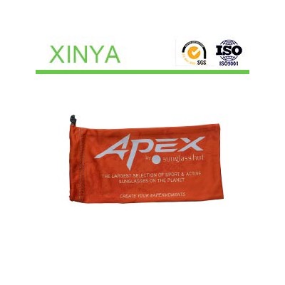 Single with Rope to Open Creative Fashion Sunglasses Bag Text Pattern Printing Double Pull Rope Letters Glasses Bag Pattern Eye Bag