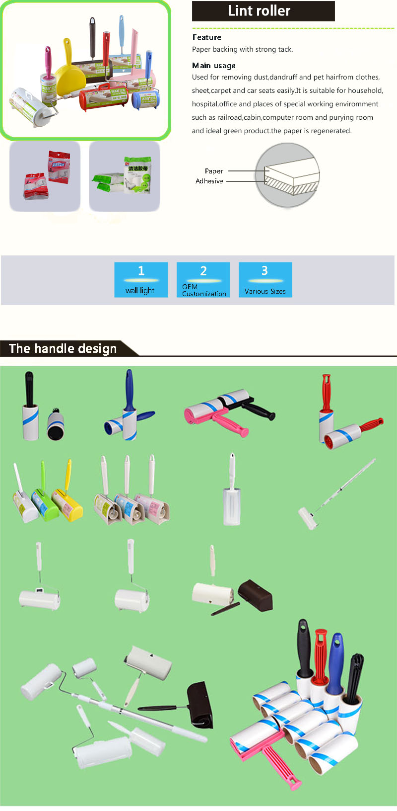 Cleaning Tape, Lint Roll Replacement Tape