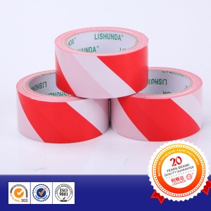Yed&amp;White PVC Warning Adhesive Tape with Glue Adhesive