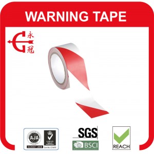Solvent Rubber Adhesive PVC Warning Tape
